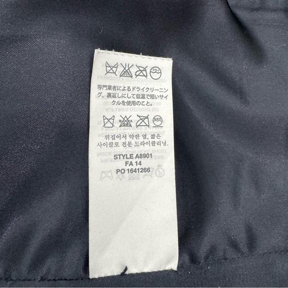 J.Crew Stadium Cloth by Nello Gori Charcoal Gray Wool Jacket Leather Trim Size 4 - Picture 7 of 11